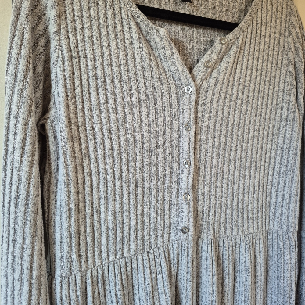 Grey Art Class Sweater Dress • Long Sleeve Juniors XXL